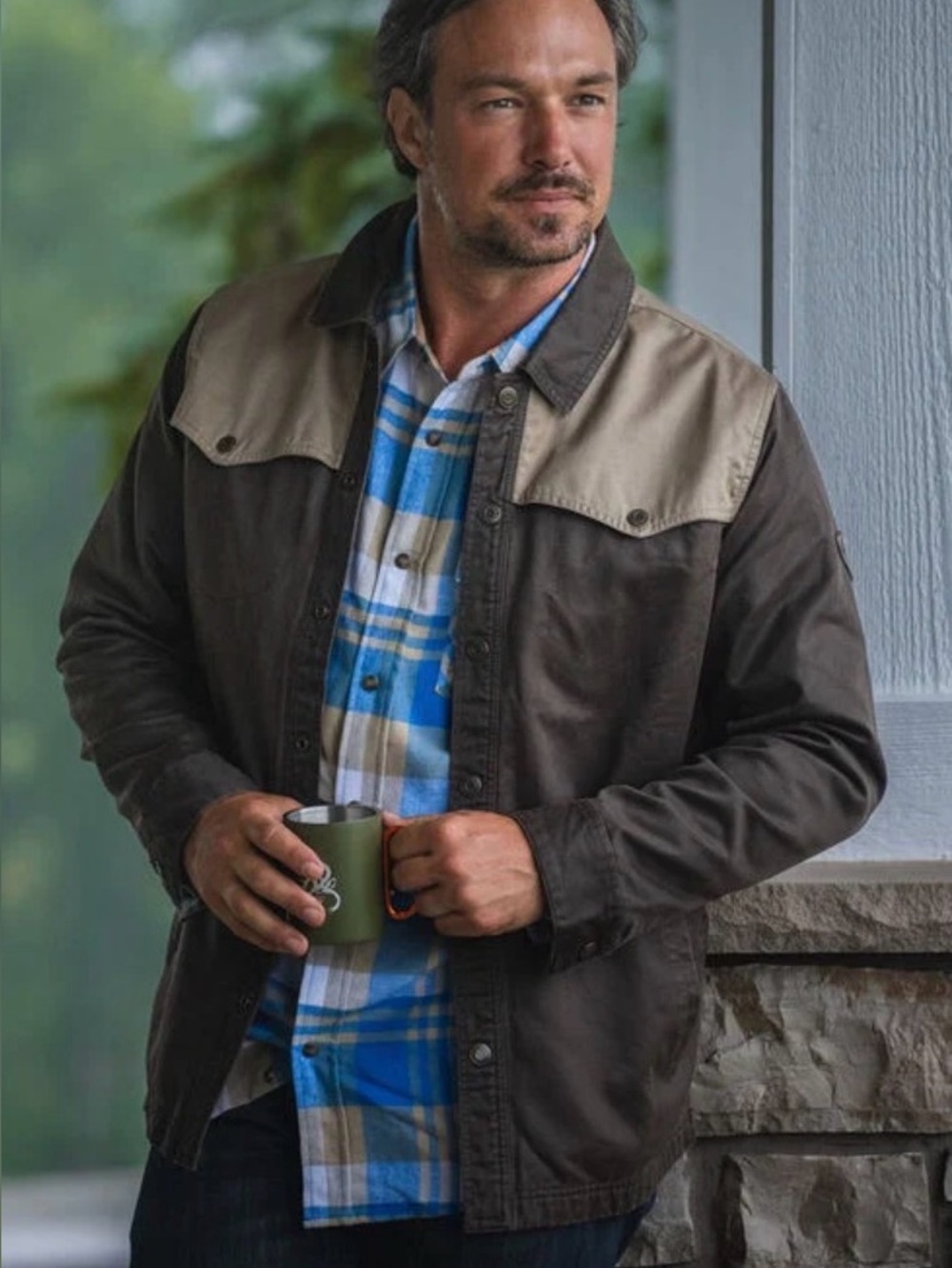 Waxed Canvas Shirt Jacket